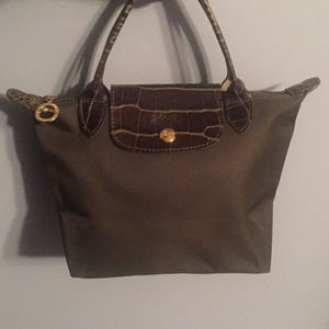 Longchamp with Croc leather limited edition new